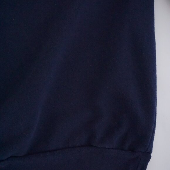 Vintage Alpine Express Navy Teddy Bear Heart Sweatshirt Cabincore Retro XL - Picture 4 of 9